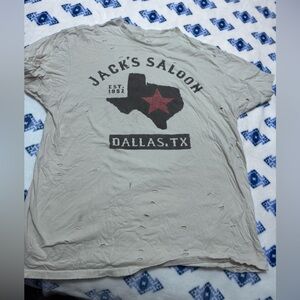 Jack by BB Dakota Distressed T-Shirt with Texas Graphic